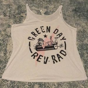 Green Day tour tank top size M